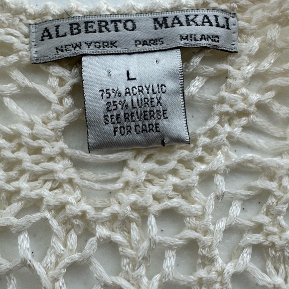 Alberto Makali Crochet Women's Cardigan 
Size Large - Picture 5 of 6